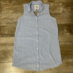 SO Collared Sleeveless Dress with cut out in back